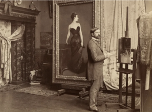 John singer Sargent in his studio